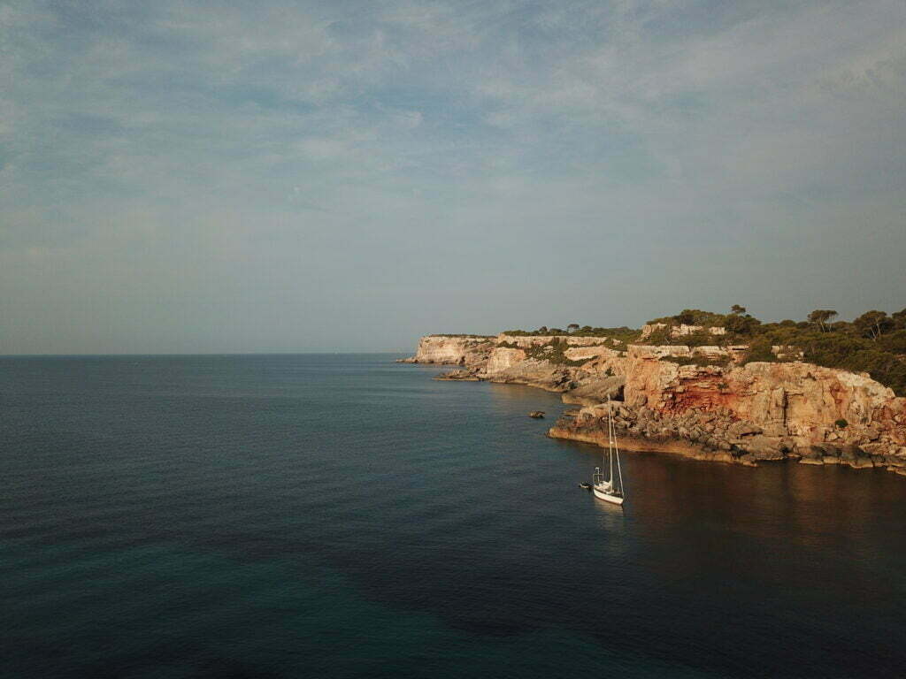 Drönarbild Cala Des Moro